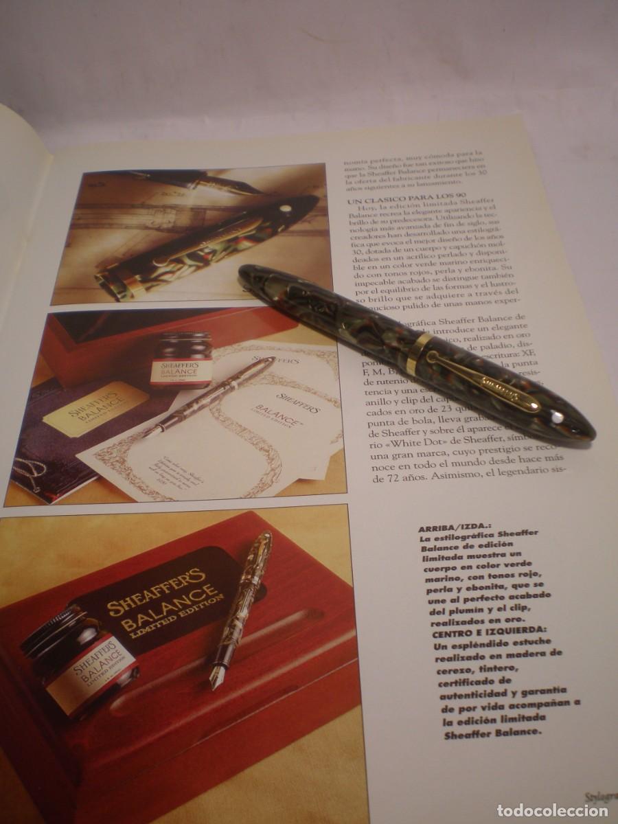 Plumas estilogr&aacute;ficas antiguas: Pluma Sheaffer Balance Limited Edition 1997 - Foto 6