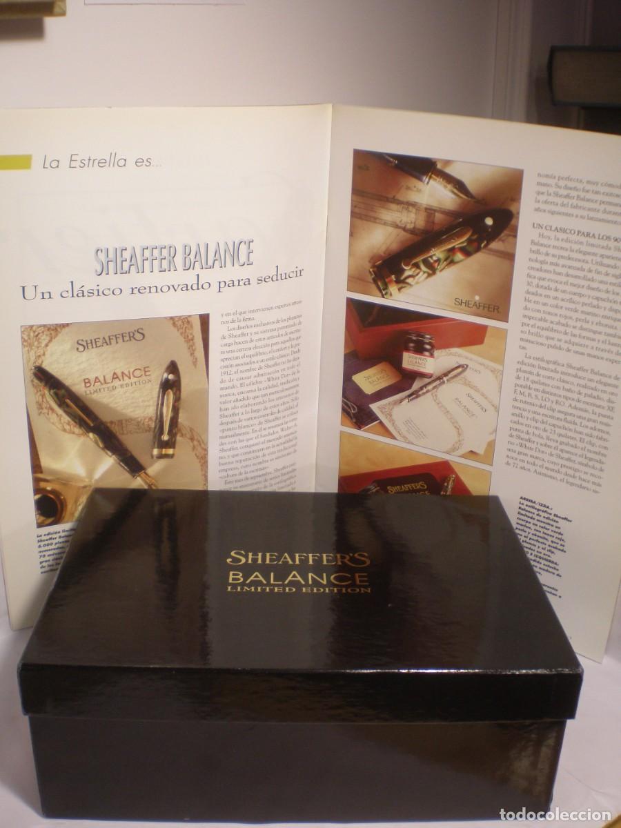 Plumas estilogr&aacute;ficas antiguas: Pluma Sheaffer Balance Limited Edition 1997 - Foto 17