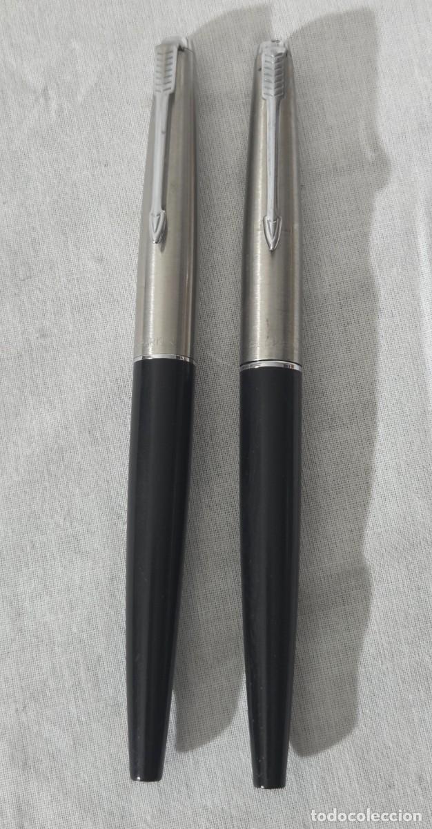 Plumas estilogr&aacute;ficas antiguas: 2 plumas estilograficas Parker - Foto 3
