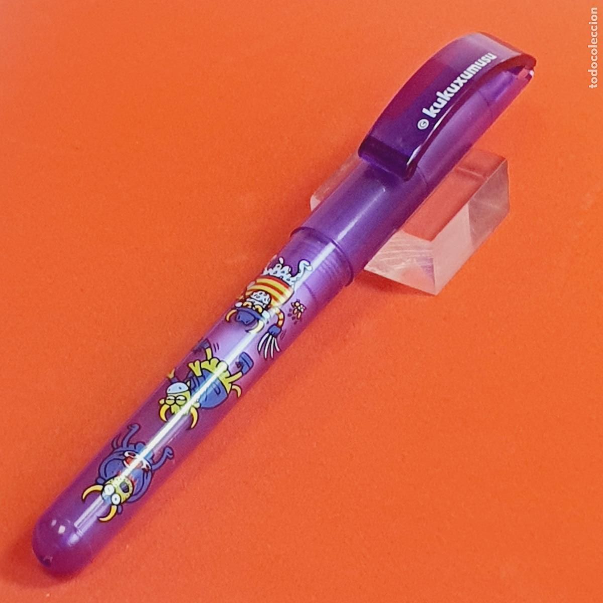 Plumas estilogr&aacute;ficas antiguas: PLUMA -INOXCROM NATURE KUKUXUMUSU-ESPA&Ntilde;A-VIOLETA TRANSLUCENT-PRECIOSA-DESCATALOGADO.