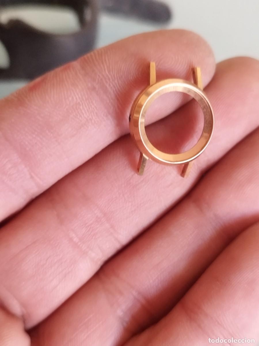 Plumas estilogr&aacute;ficas antiguas: Lote de piezas de relojes de pulsera. - Foto 8