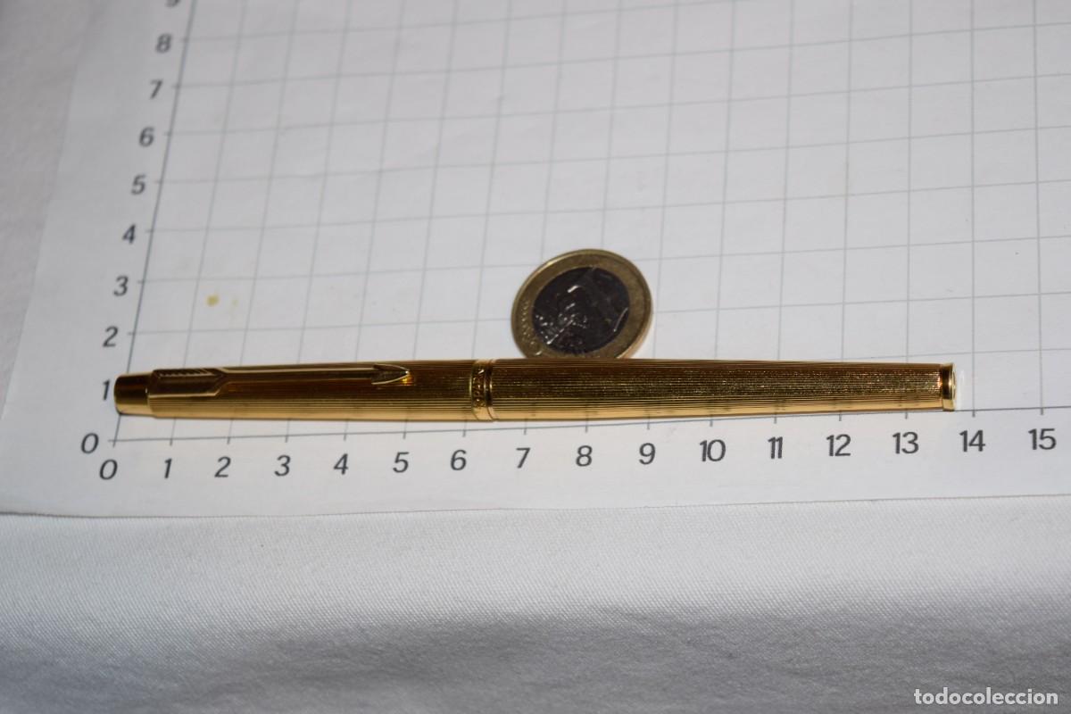 Plumas estilogr&aacute;ficas antiguas: Vintage - Parker Classic Gold Plated Millereaies - PC / France - Mediados a&ntilde;os 80 - &iexcl;Mira, PRECIOSA!