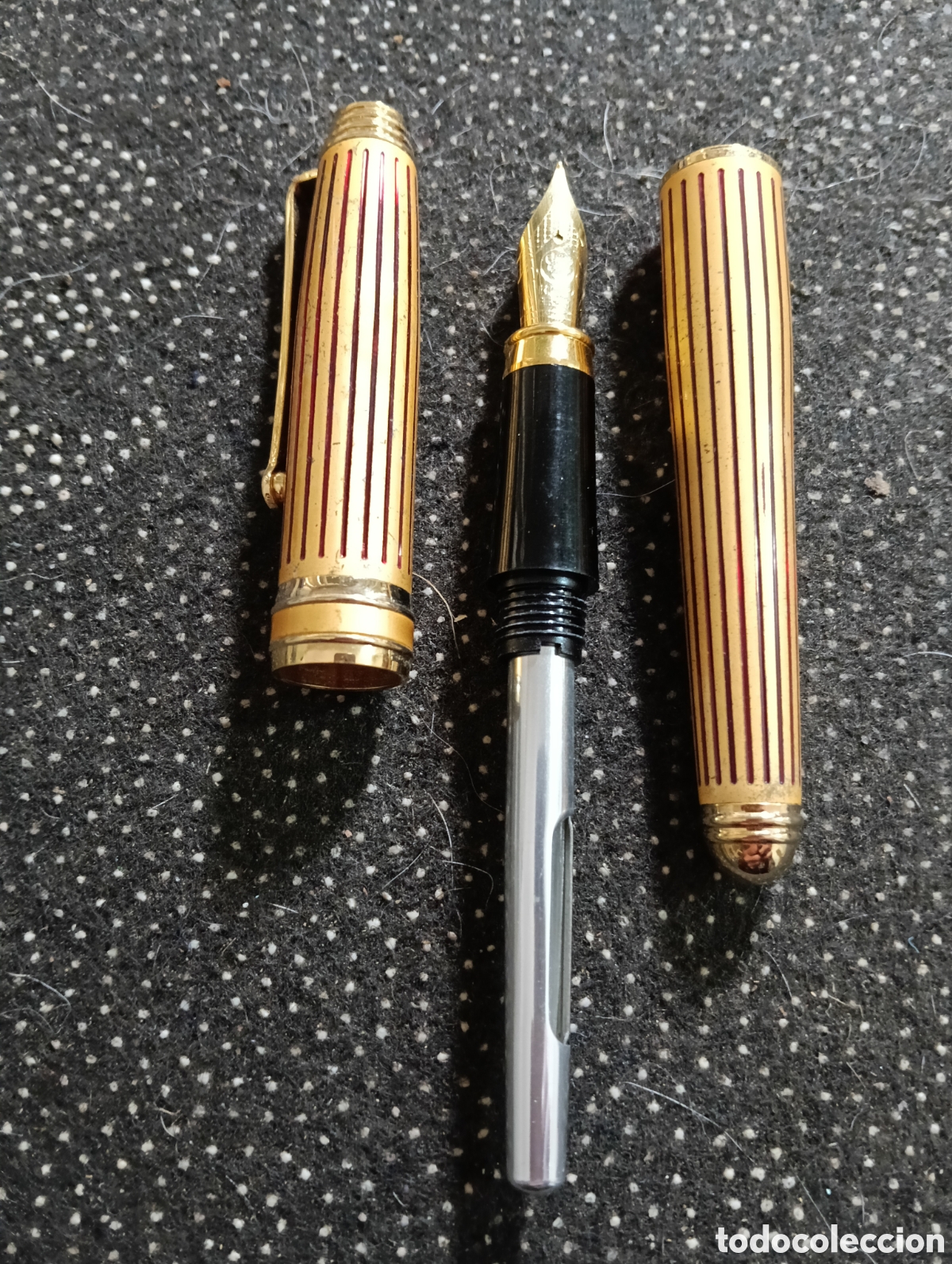 Plumas estilogr&aacute;ficas antiguas: Pluma Estilogr&aacute;fica IRIDIUM GERMANY, usada - Foto 2