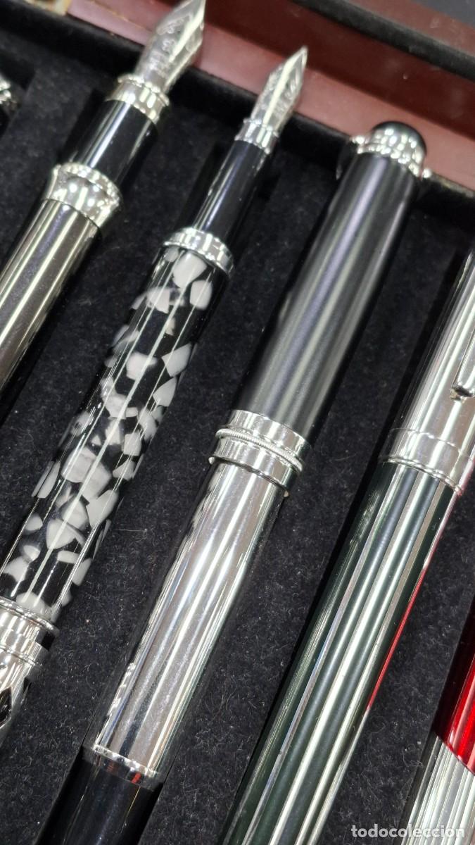 Plumas estilogr&aacute;ficas antiguas: 8 plumas superlujo nuevas impecables