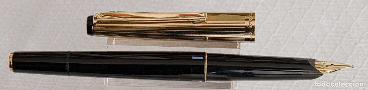 Plumas estilogr&aacute;ficas antiguas: GEHA CAP ROLLED GOLD 1970,s - Foto 5