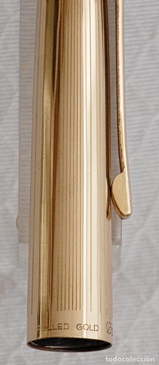 Plumas estilogr&aacute;ficas antiguas: GEHA CAP ROLLED GOLD 1970,s - Foto 16