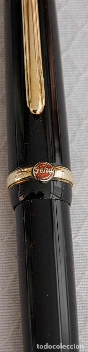 Plumas estilogr&aacute;ficas antiguas: GEHA SELLO de GEHA EN ANILLA CAP 1950,s Made in Germany