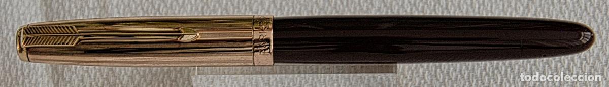 Plumas estilogr&aacute;ficas antiguas: PARKER MODELO RARO - PRESS BUTTOM - Foto 1