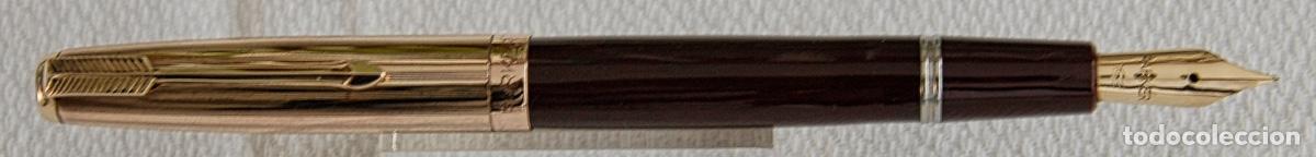 Plumas estilogr&aacute;ficas antiguas: PARKER MODELO RARO - PRESS BUTTOM - Foto 2