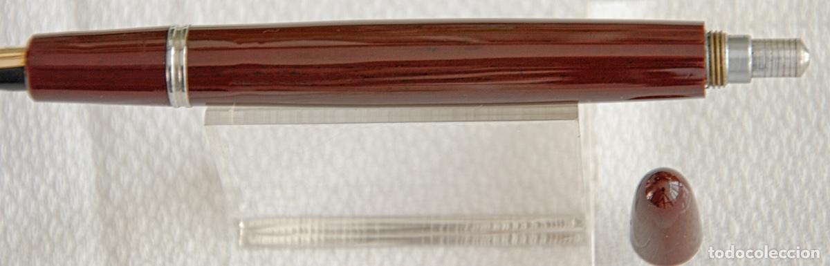 Plumas estilogr&aacute;ficas antiguas: PARKER MODELO RARO - PRESS BUTTOM - Foto 12