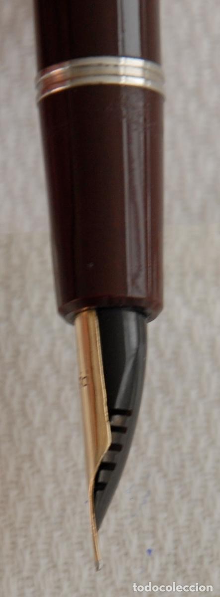 Plumas estilogr&aacute;ficas antiguas: PARKER MODELO RARO - PRESS BUTTOM - Foto 15