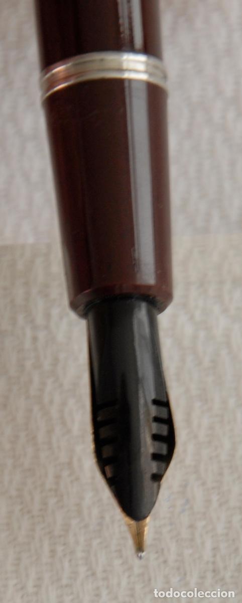 Plumas estilogr&aacute;ficas antiguas: PARKER MODELO RARO - PRESS BUTTOM - Foto 16