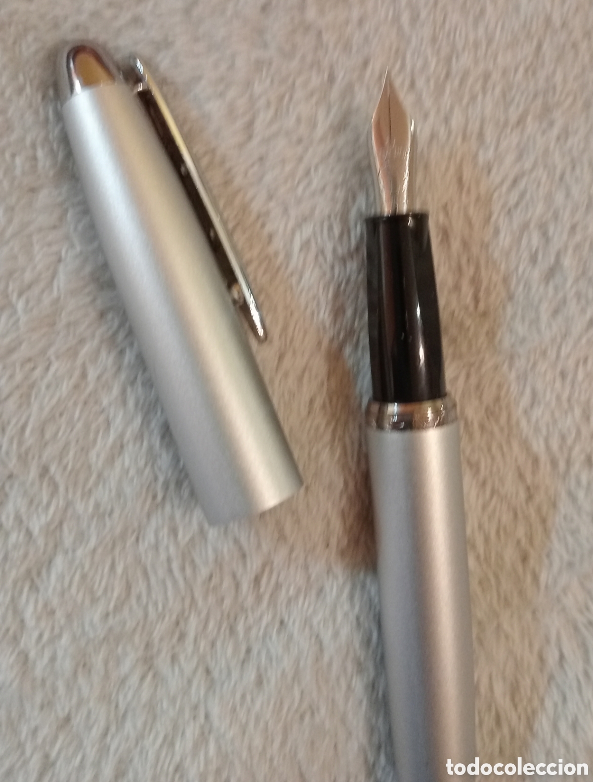 Plumas estilogr&aacute;ficas antiguas: Pluma Inoxcrom acero