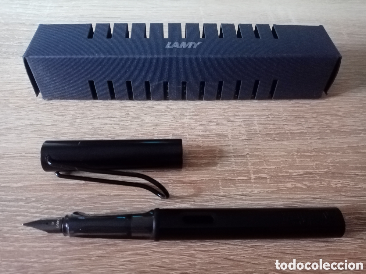 Plumas estilogr&aacute;ficas antiguas: PLUMA LAMY AL STAR NEGRA, DEFECTO EN EL CLIP - Foto 1