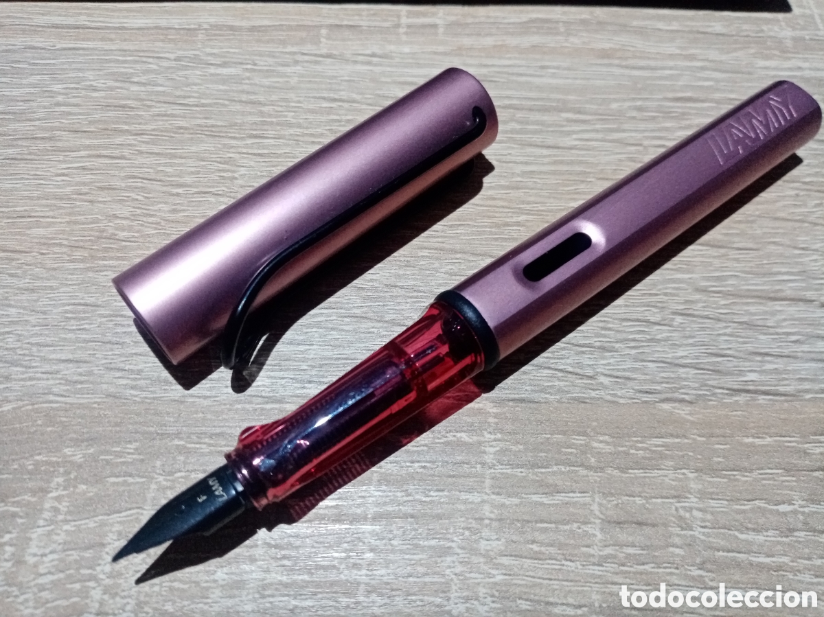 Plumas estilogr&aacute;ficas antiguas: PLUMA LAMY AL STAR AUTUMN PINK, NUEVA A ESTRENAR