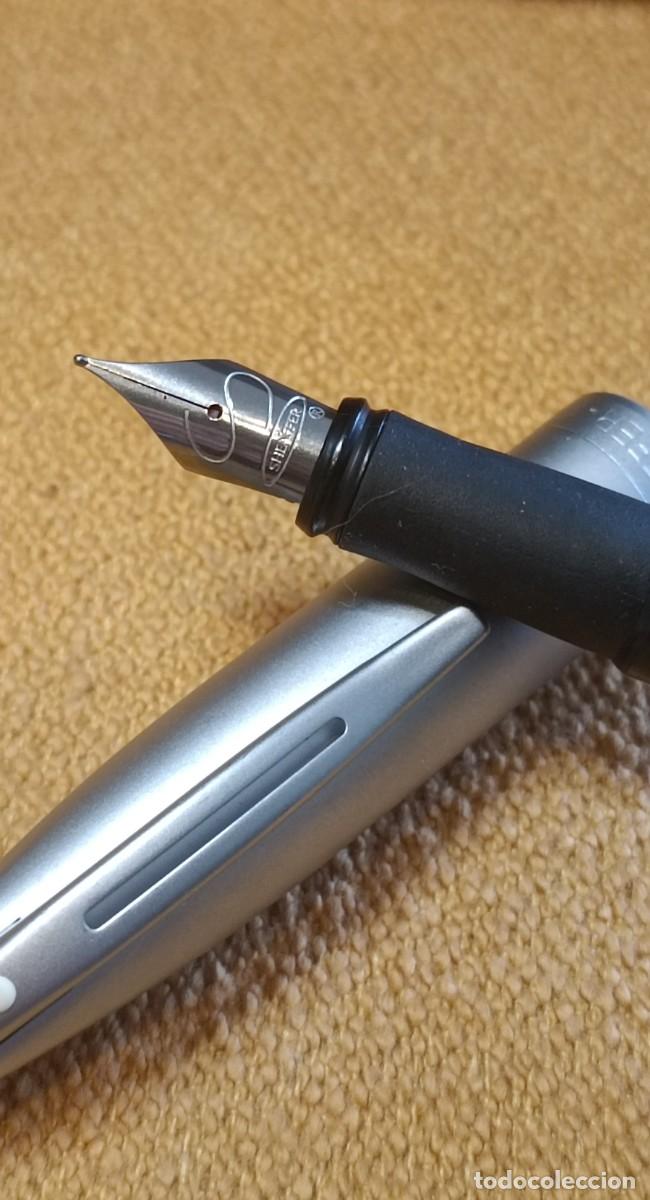 Plumas estilogr&aacute;ficas antiguas: PLUMA SHEAFFER JAVELIN. SIN USO. CON ESTUCHE.