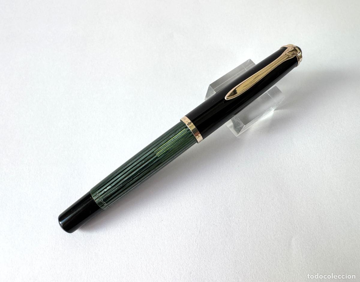 Plumas estilogr&aacute;ficas antiguas: PELIKAN GUNTHER WAGNER ESTILOGRAFICA VINTAGE PLUMIN ORO 14KT 585 B, GERMANY