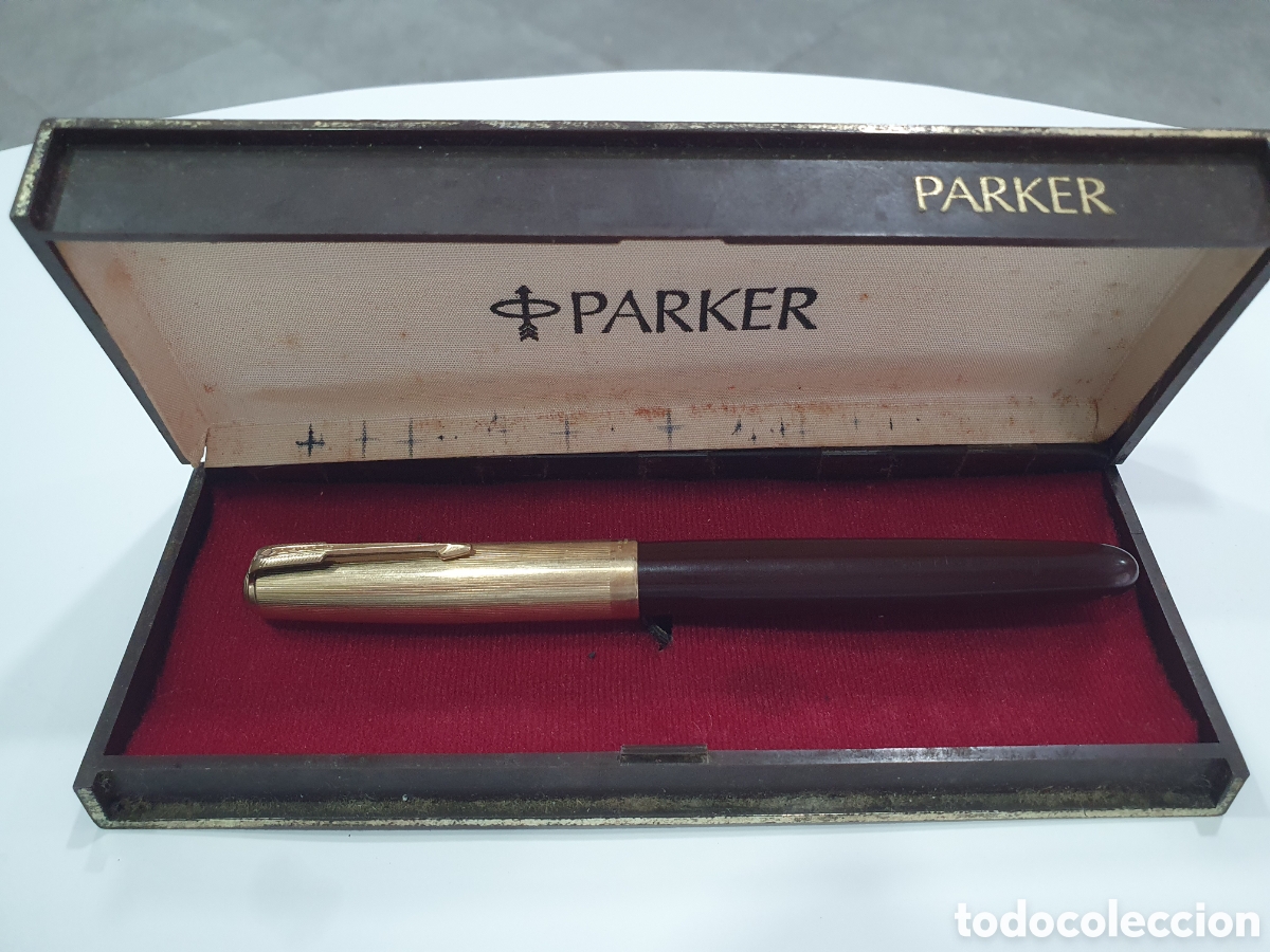 Plumas estilogr&aacute;ficas antiguas: SALIDA 0.01&euro;. Estilografica Parker 51 vintage. (L61)