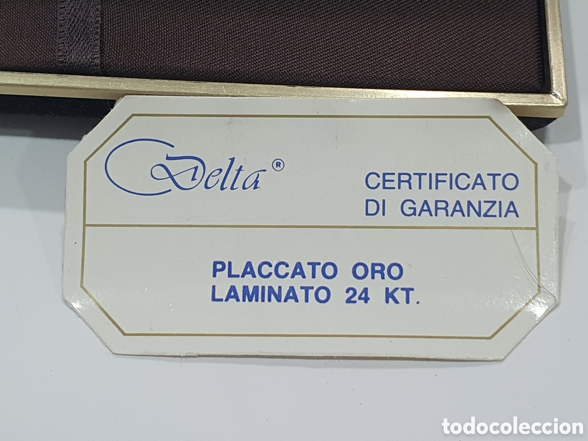 Plumas estilogr&aacute;ficas antiguas: Caja para pluma Delta. (L57) - Foto 3
