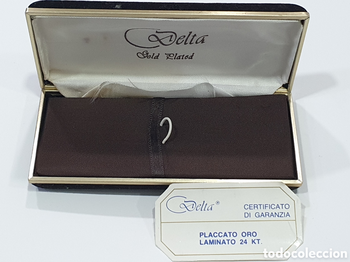 Plumas estilogr&aacute;ficas antiguas: Caja para pluma Delta. (L57) - Foto 1