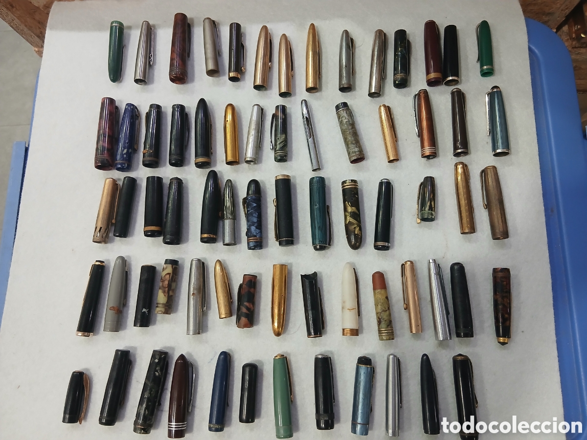 Old Fountain Pens: Lote de capuchones para plumas vintage. (L98)