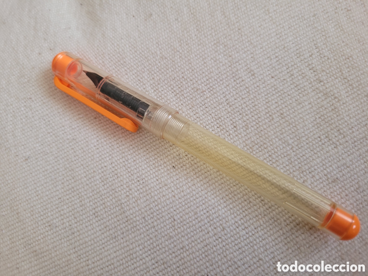 Penne stilografiche antiche: SIMPATICA PLUMA TRANSPARENTE