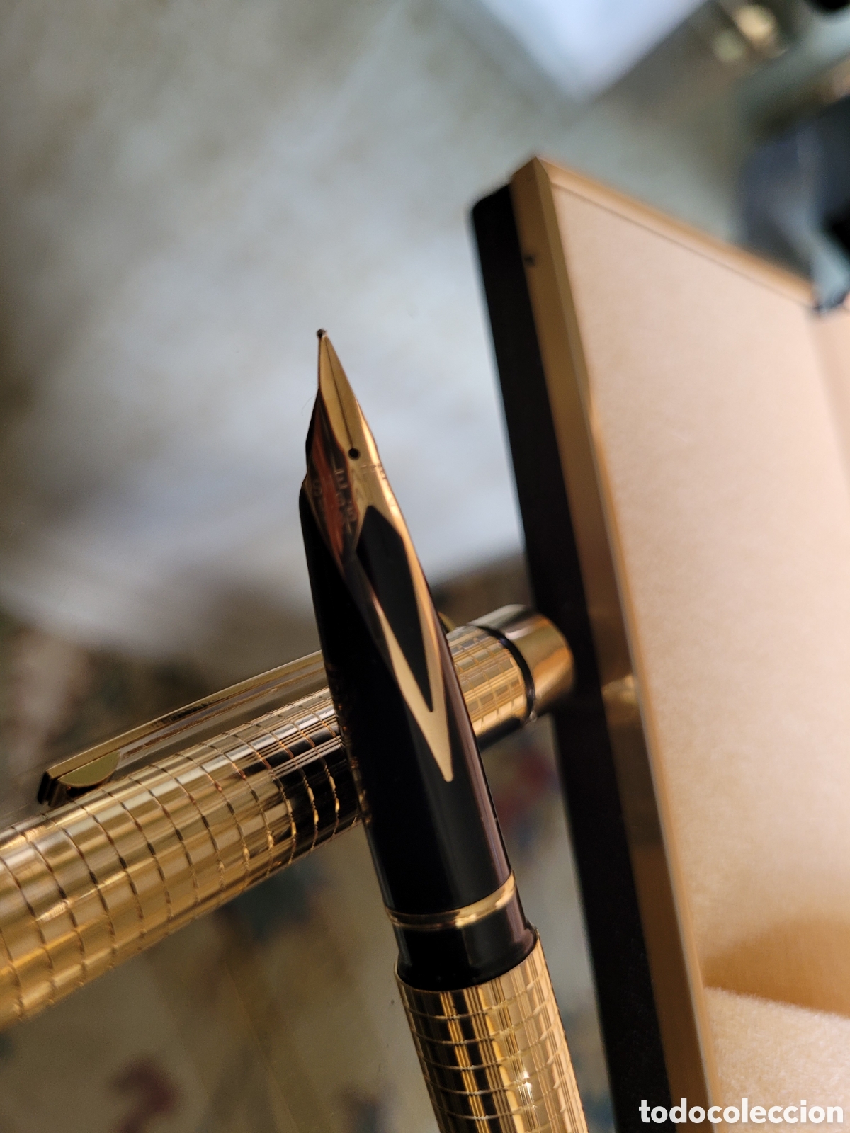 Plumas estilogr&aacute;ficas antiguas: PLUMA SHEAFFER, GOLD ELECTROPLATED, TARGA 1007 - Foto 3