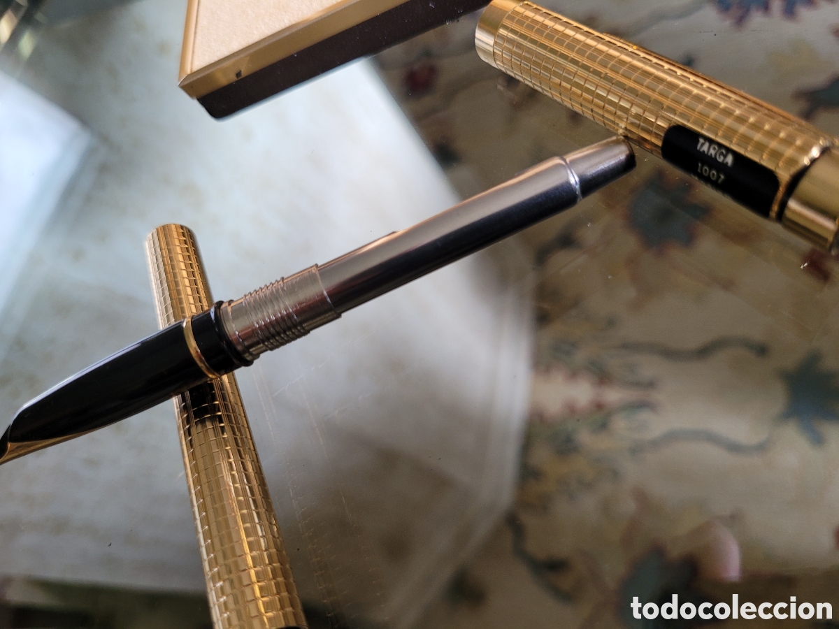 Plumas estilogr&aacute;ficas antiguas: PLUMA SHEAFFER, GOLD ELECTROPLATED, TARGA 1007 - Foto 4