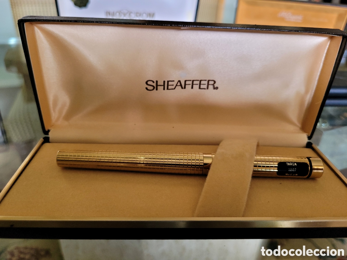 Penne stilografiche antiche: PLUMA SHEAFFER, GOLD ELECTROPLATED, TARGA 1007
