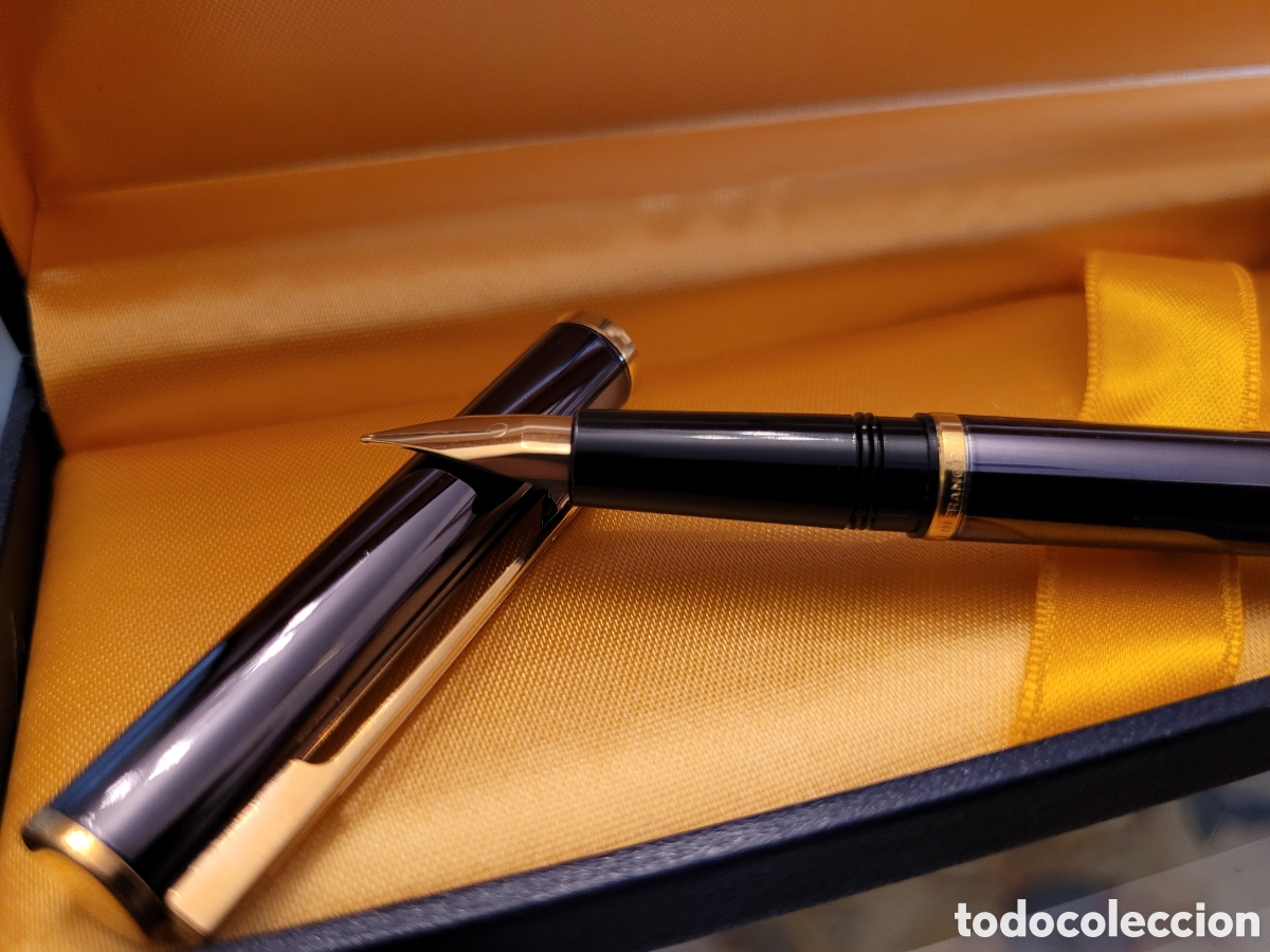 Plumas estilogr&aacute;ficas antiguas: PLUMA WATERMAN, ACERO - Foto 2