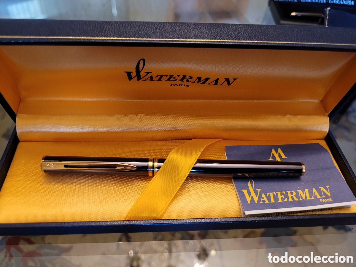 Plumas estilogr&aacute;ficas antiguas: PLUMA WATERMAN, ACERO