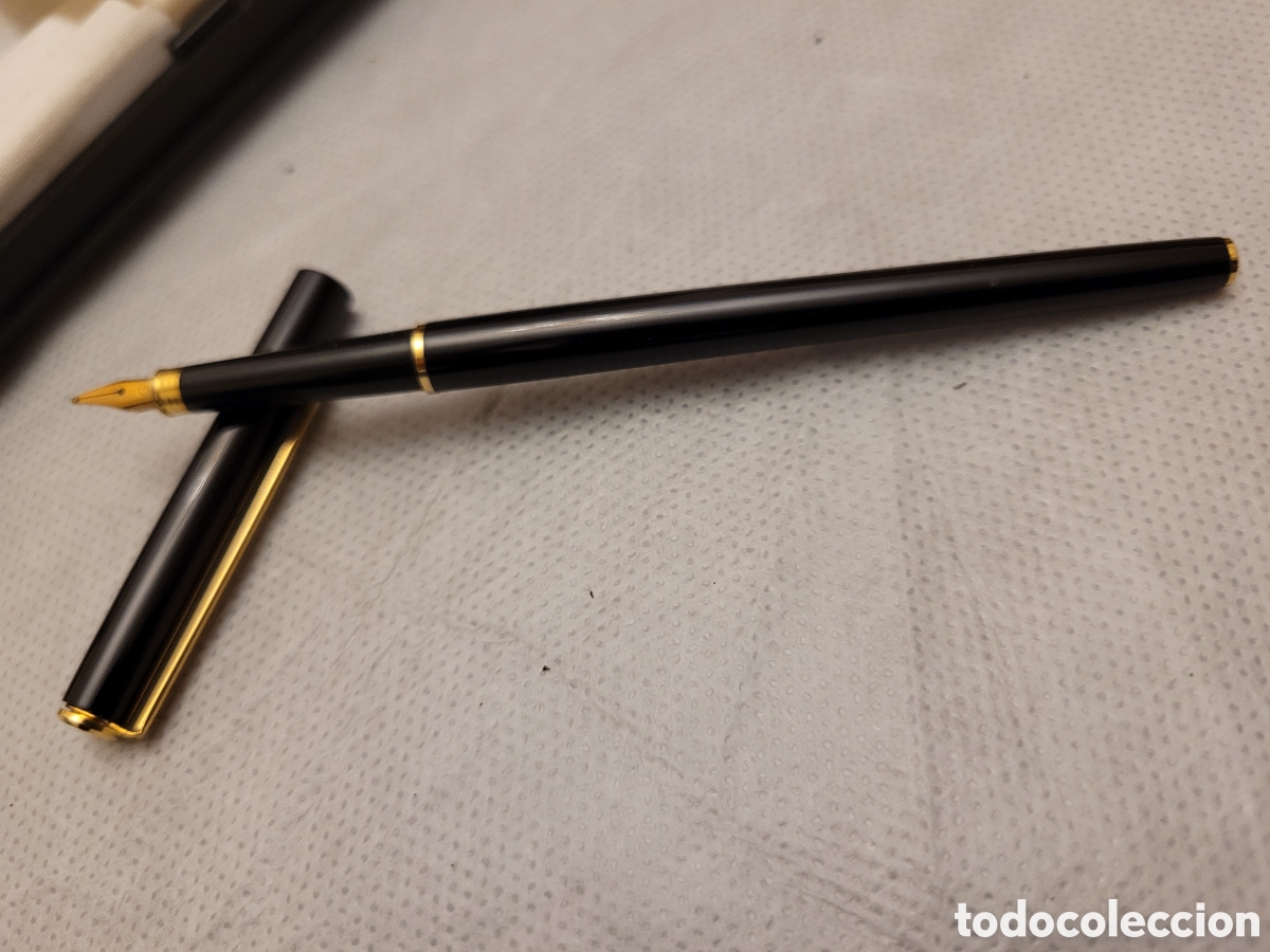 Plumas estilogr&aacute;ficas antiguas: PLUMA extrafina STYLO, SILVER MACH - Foto 2