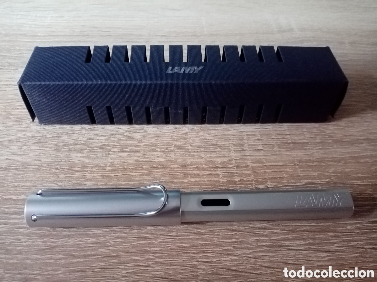 Stylos-plume anciens: PLUMA LAMY AL STAR PLATEADA, NUEVA A ESTRENAR
