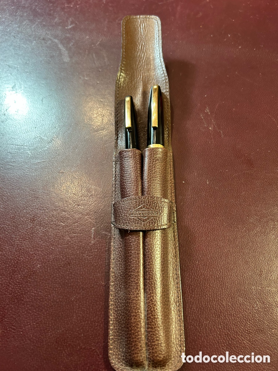 Plumas estilogr&aacute;ficas antiguas: Pluma y bol&iacute;grafo Sheaffer