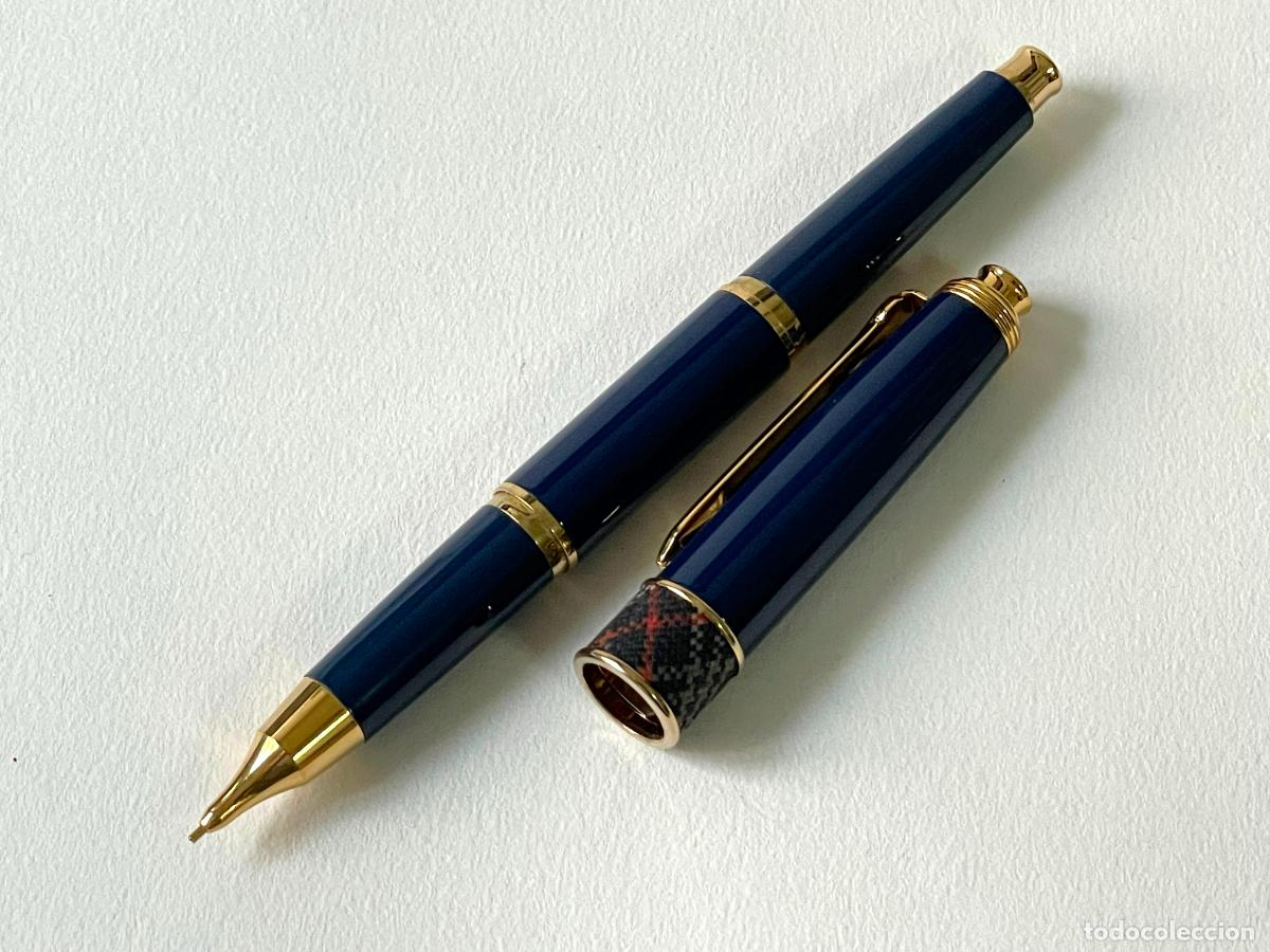 Plumas estilogr&aacute;ficas antiguas: BURBERRY LONDON LAPIZ MECANICO CON CAPUCHON, 0,5MM, ALTA GAMA