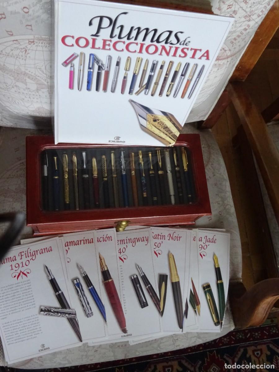 Old Fountain Pens: COLECCI&Oacute;N 48 PLUMAS ESTILOGR&Aacute;FICAS ANTIGUAS,CAJA,ARCHIVADOR,HISTORIA,50 FICHAS,ED.EDILIBRO,VER FOTOS