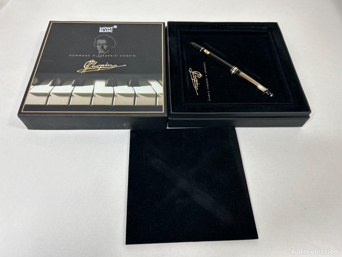 Plumas estilogr&aacute;ficas antiguas: PLUMA ESTILOGR&Aacute;FICA MONTBLANC FR&Eacute;D&Eacute;RIC CHOPIN