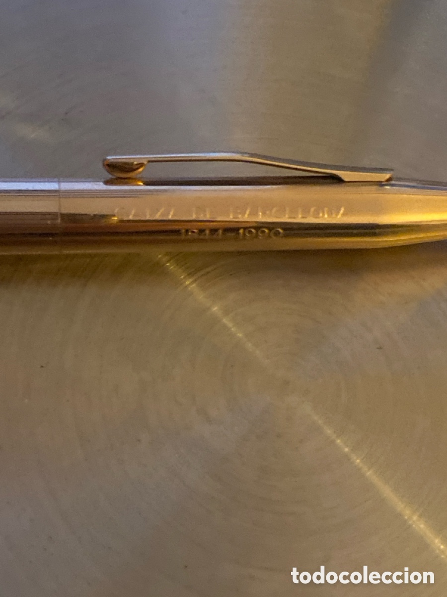 Plumas estilogr&aacute;ficas antiguas: Gross con Plumin de oro 14cts - Foto 2