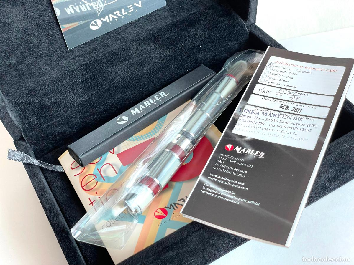 Plumas estilogr&aacute;ficas antiguas: MARLEN SEVENTIES ESTILOGRAFICA NUEVA, MADE IN ITALY
