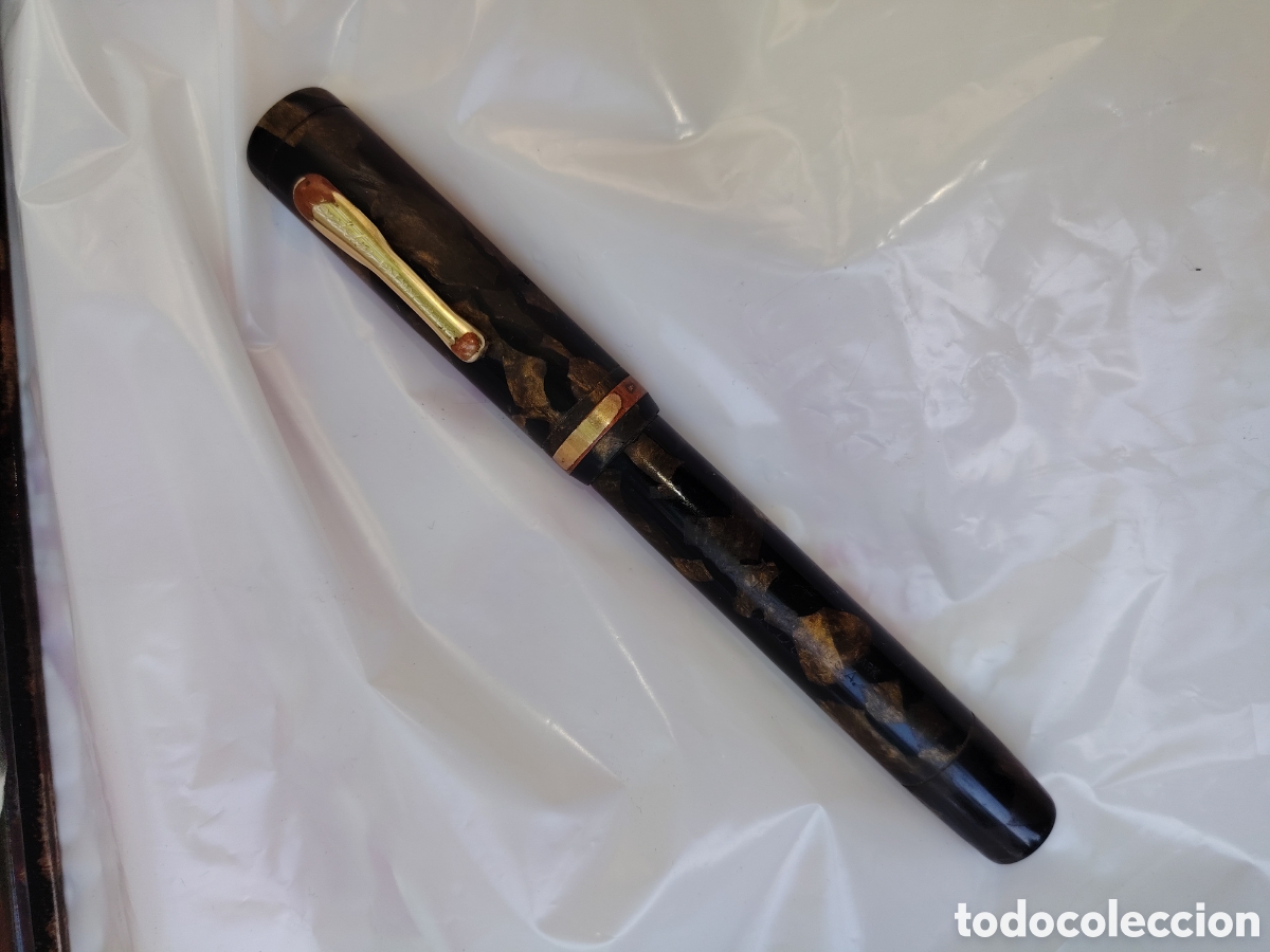 Plumas estilogr&aacute;ficas antiguas: Antigua pluma conkrin, pat. 28,mayo 1918