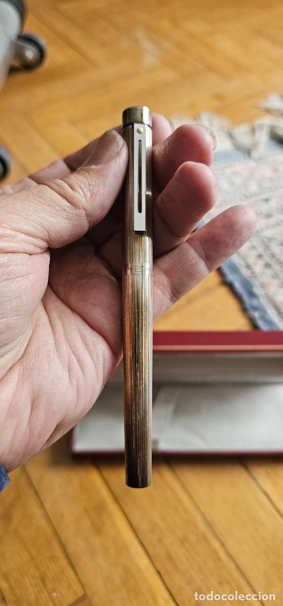 Plumas estilogr&aacute;ficas antiguas: Pluma plata y oro Sheaffer - Foto 2