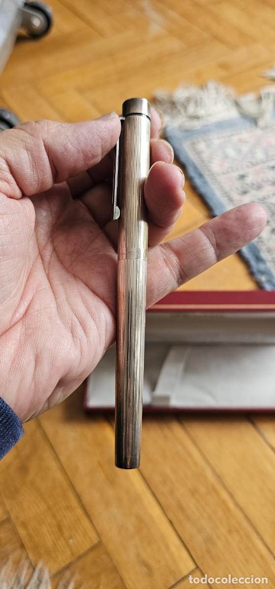 Plumas estilogr&aacute;ficas antiguas: Pluma plata y oro Sheaffer - Foto 4
