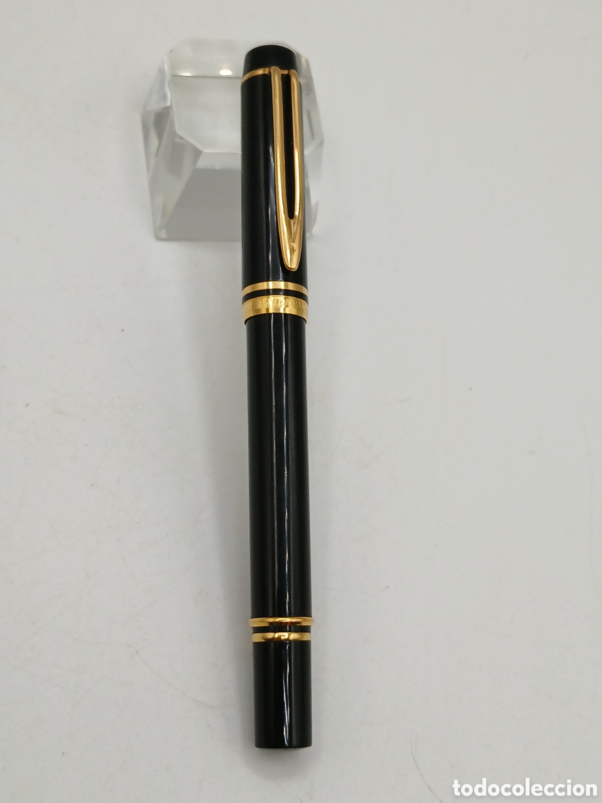 Plumas estilogr&aacute;ficas antiguas: Pluma estilogr&aacute;fica Waterman Ideal Par&iacute;s Made in France plumin oro 18quilates