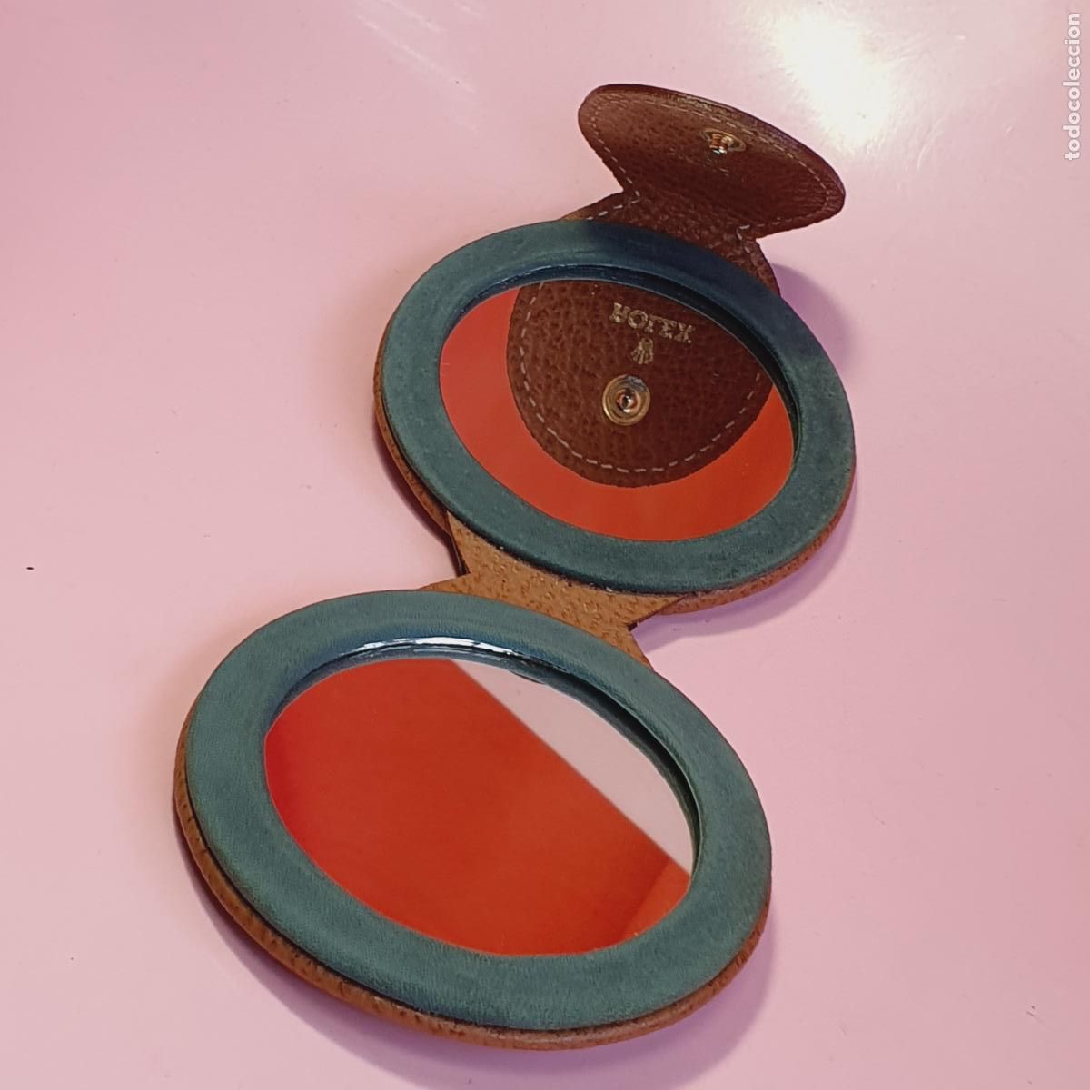 Plumas estilogr&aacute;ficas antiguas: ESPEJO DOBLE-ROLEX-NO PUEDO ASEGURAR QUE SEA ORIGINAL NI FALSO-EXCELENTE P&Aacute;TINA-PIEL-VER FOTOGRAF&Iacute;AS