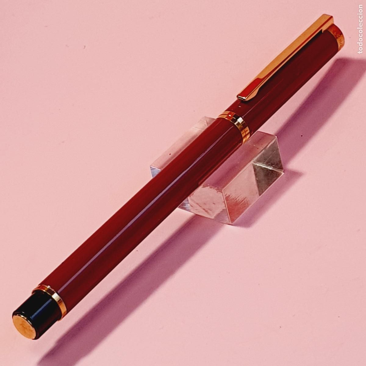Plumas estilogr&aacute;ficas antiguas: 1812*PLUMA ESTILOGR&Aacute;FICA-INOXCROM ANDREAS-BURDEOS+NEGRO-BUEN ESTADO-VER FOTOGRAF&Iacute;AS-DESCATALOGADA.