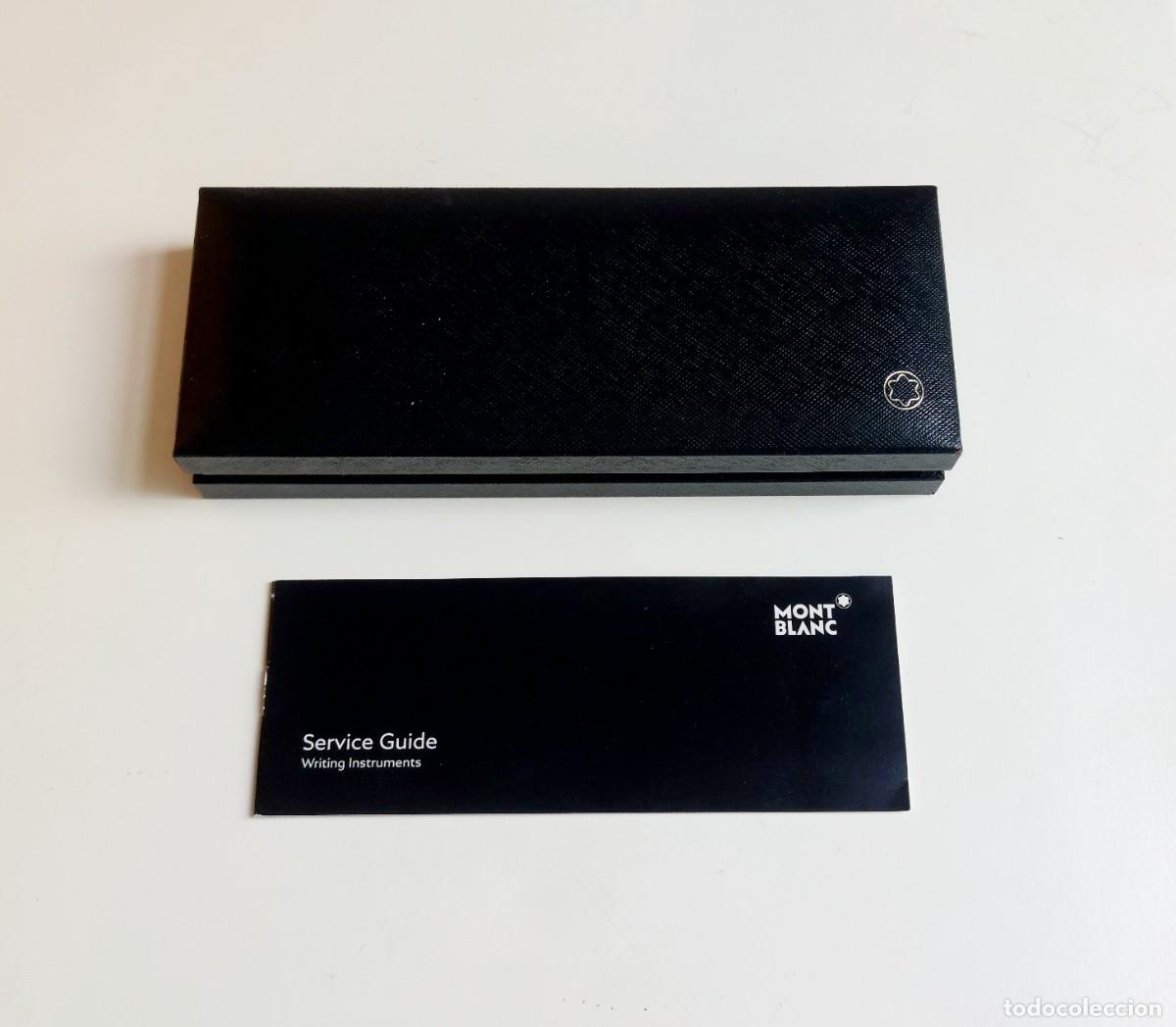 Plumas estilogr&aacute;ficas antiguas: Montblanc- Estuche caja para pluma estilografica o bol&iacute;grafo-100% original