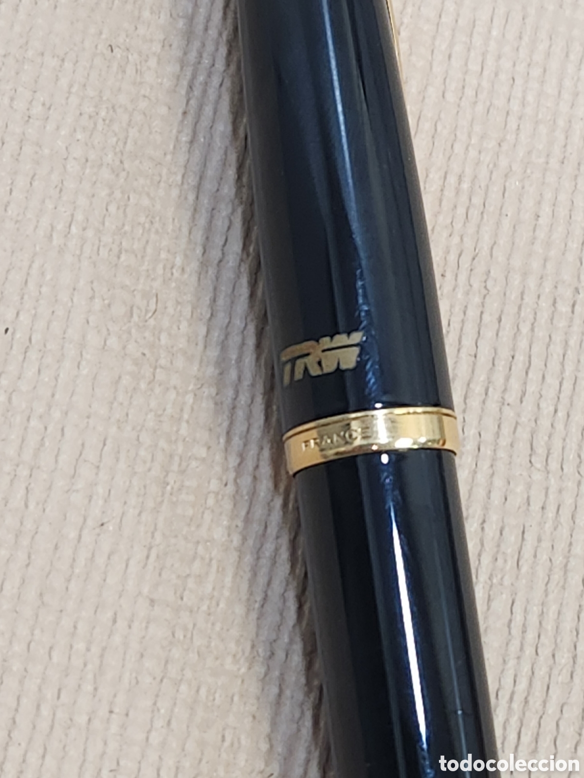 Plumas estilogr&aacute;ficas antiguas: Pluma waterman punta de oro 18 k - Foto 4