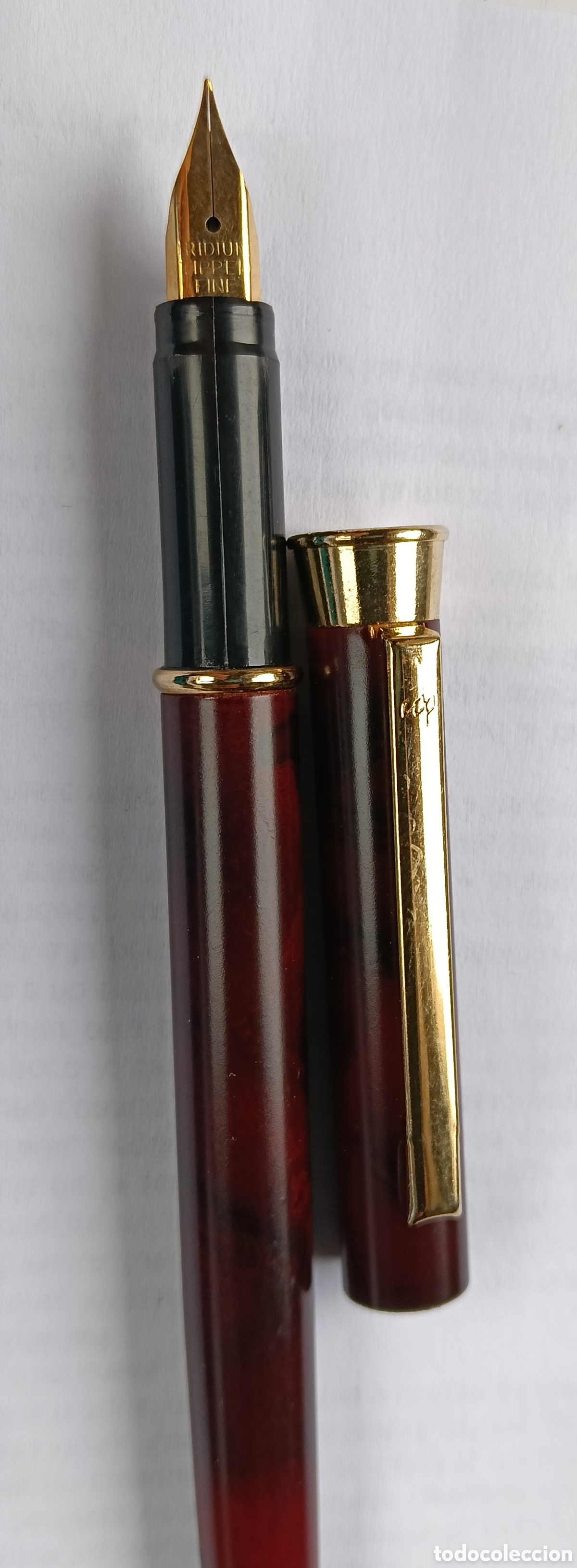 Plumas estilogr&aacute;ficas antiguas: Lote de 3 plumas estilograficas CDP - Foto 5
