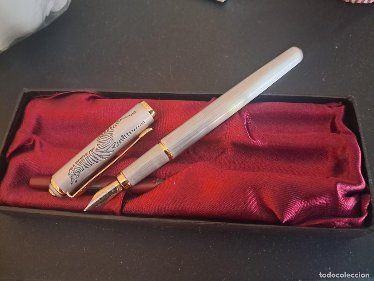 Plumas estilogr&aacute;ficas antiguas: Pluma Estilogr&aacute;fica Fuliwen Dise&ntilde;o Cebra