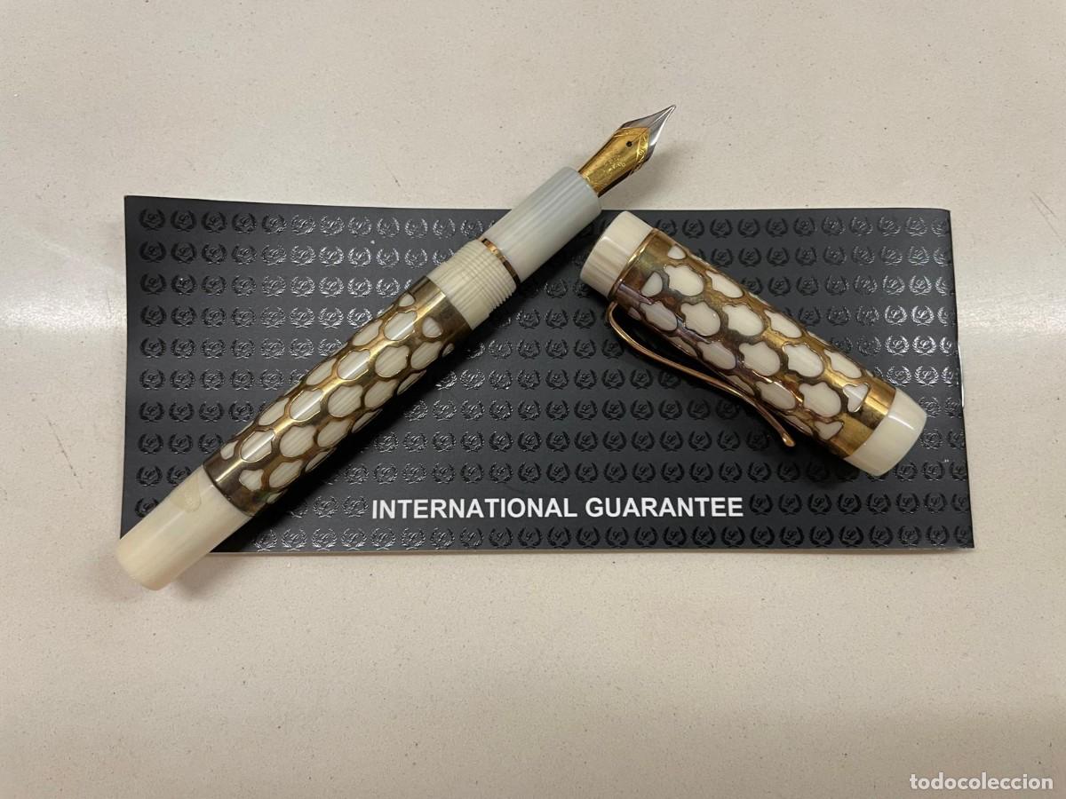Plumas estilogr&aacute;ficas antiguas: Laban Honeycomb &ndash; Pluma estilogr&aacute;fica de lujo